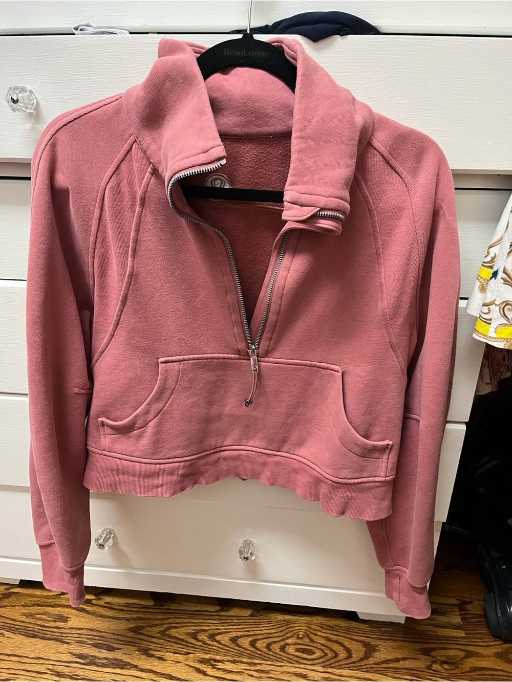 lululemon scuba athletica Dusty Rose Half-Zip Hoodie